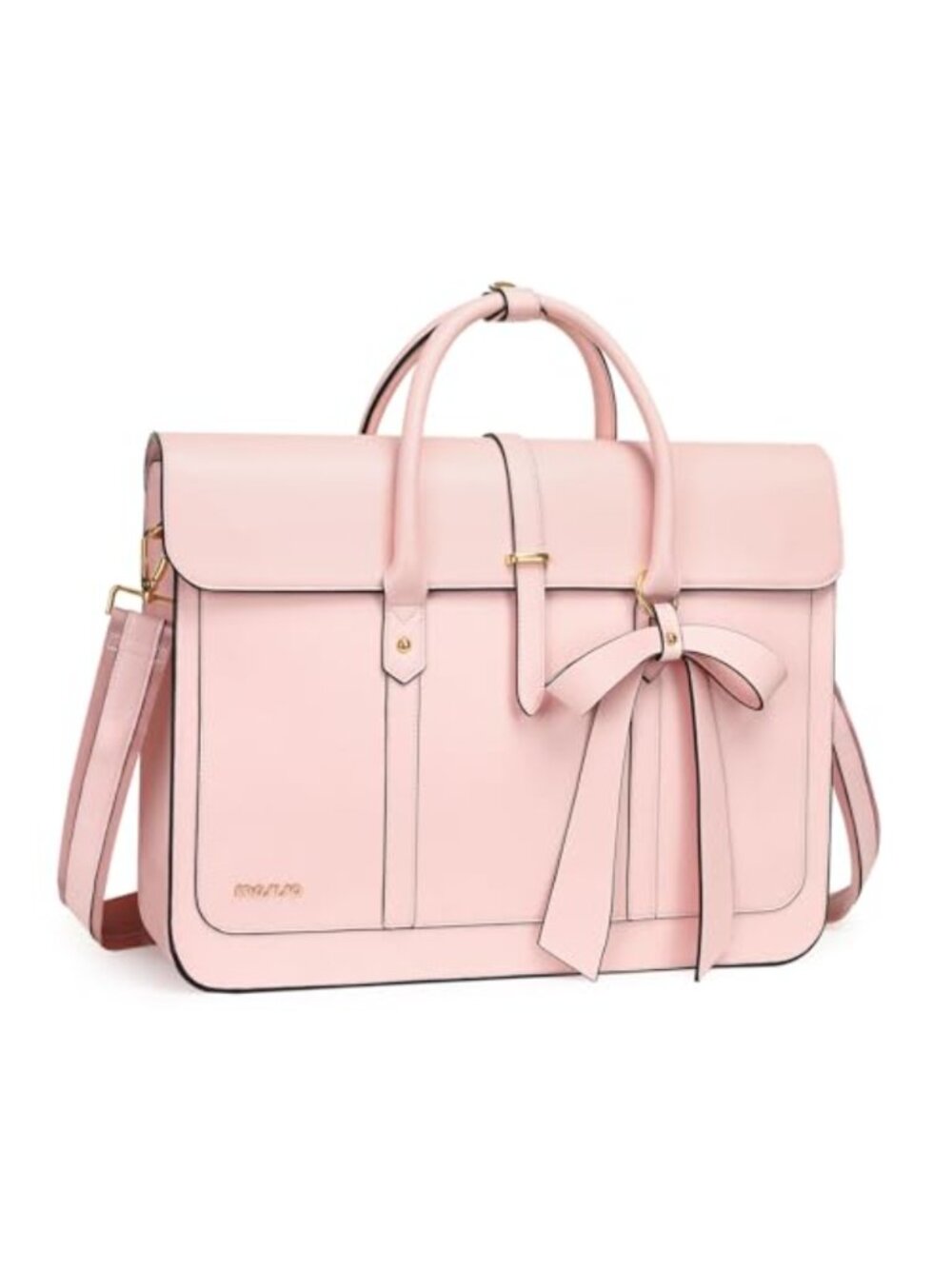 PU Leather Laptop Messenger Bag Waterproof Computer Briefcase Backpack